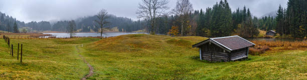 istock Alpine autumn lake Geroldee or Wagenbruchsee, Germany 1253013973