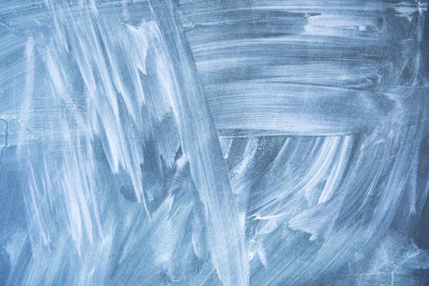 istock Texture of the chalkboard. Blue shades, abstract drawing. Background. 1253016515
