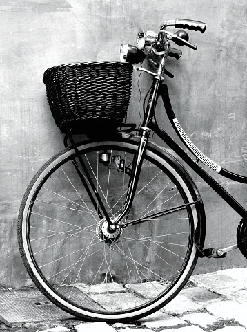 Classic style image, but very modern. Useful in concepts such as alternative lifestyle without producing pollution. Sustainable transport with the environment. Or as a background image for blogs and websites.