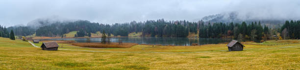 istock Alpine autumn lake Geroldee or Wagenbruchsee, Germany 1253018831