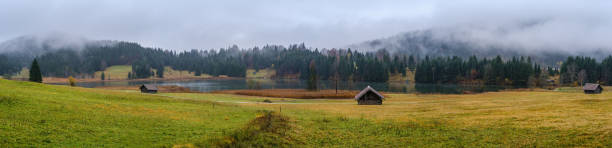 istock Alpine autumn lake Geroldee or Wagenbruchsee, Germany 1253019921