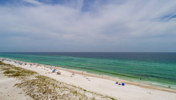 istock Aerial view of Pensacola Beach 1253029734