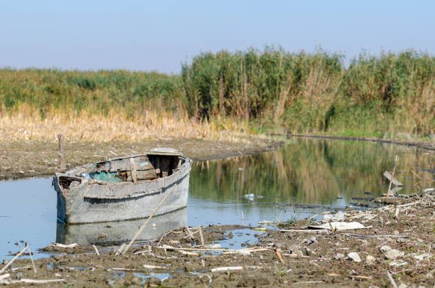 Eber Lake,Afyon in Turkey.Eber lake is the 11th biggest lake of Turkey but It started to dry due to the discontinuation of water resources.