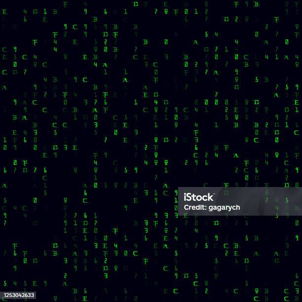 Futuristic Tech Pattern Stock Illustration - Download Image Now ...