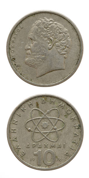 istock Greek 10 Drachma coin 1253043866