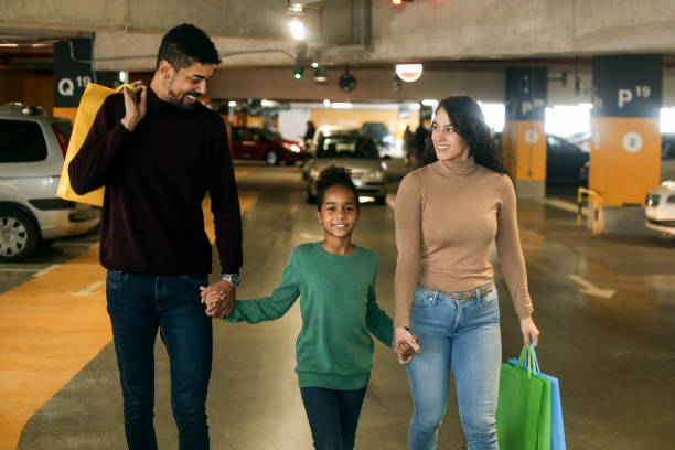 istock Family in a parking garage 1253046460