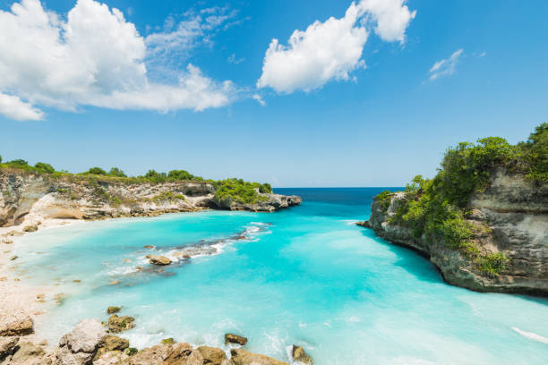 istock safe summer vacation - deserted island 1253047655