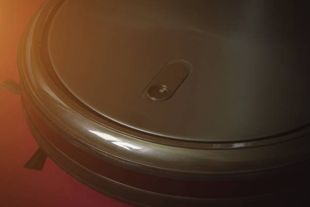 istock smart robot vacuum cleaner. Holding, clean, suitable for advertising. Appliance, electronic. 1253050206