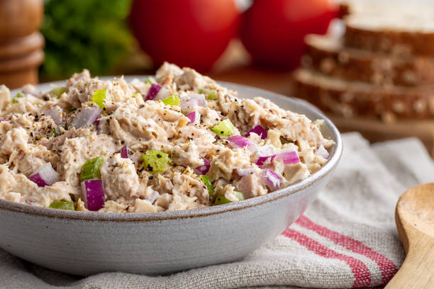 istock Bowl of Tuna Fish Salad 1253053810