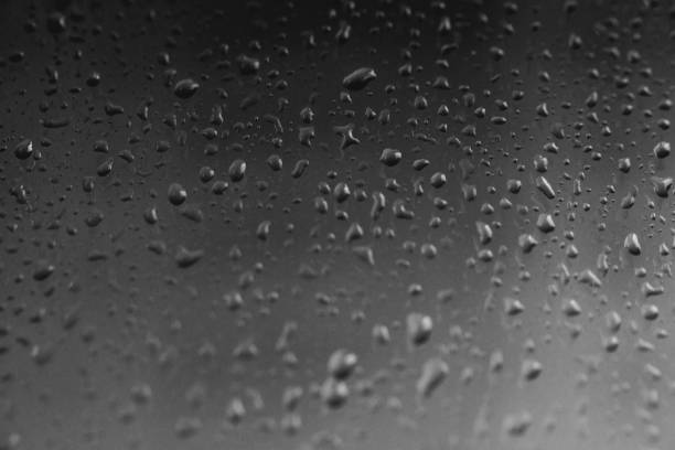istock Raindrops on window glass,condensation on the window,natural background 1253054137