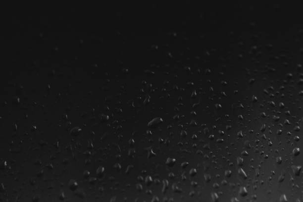 istock Raindrops on window glass,condensation on the window,natural background 1253054167