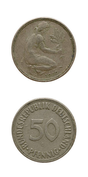 istock 50-Pfennig-Coin, Germany, 1970 1253054279