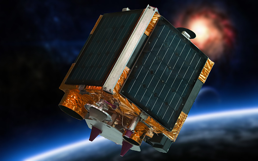 remote, sensing of the earth (satellite in space)