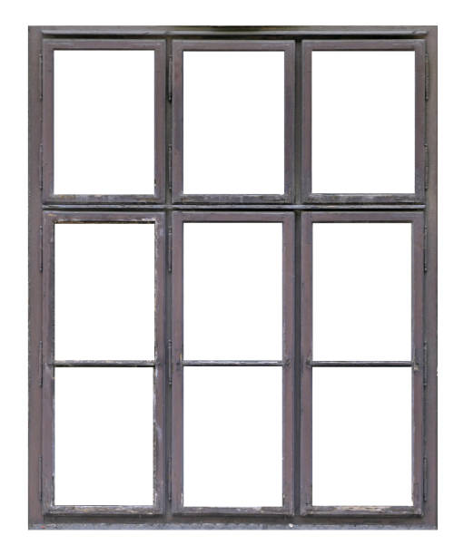 istock Vintage wooden window 1253059123