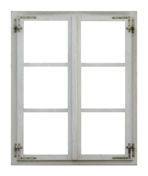 istock Vintage wooden window 1253059137