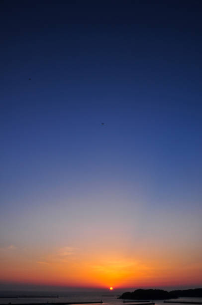 Beautiful sunset over the sea