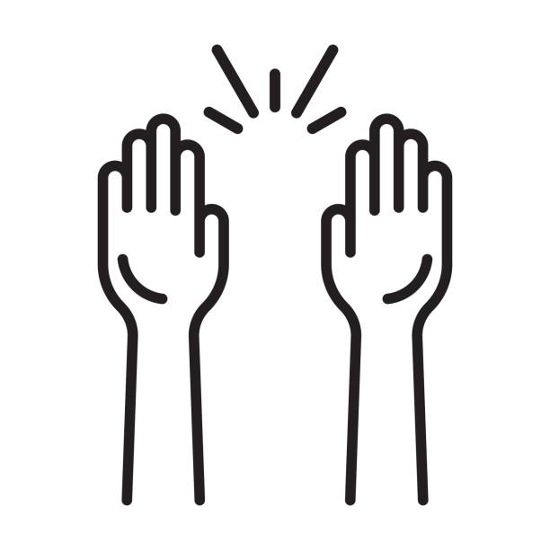 34,072 Hands Up Illustrations & Clip Art - iStock | Hands up classroom, Hands  in the air concert, Teens raising hands