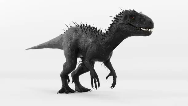 This is my full CGI work called Irex Dinosaur. The scene is studio lighting and photo realistic lignting. The Irex from the movie Jurassic World movie