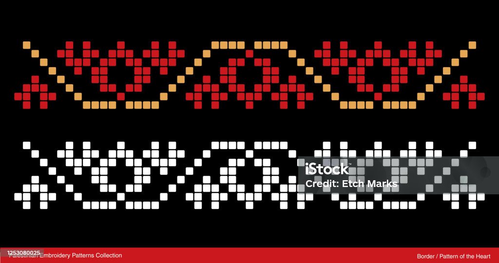 Checkers Pattern Palestinian Traditional Palestinian Embroidery Pattern Stock Illustration ...