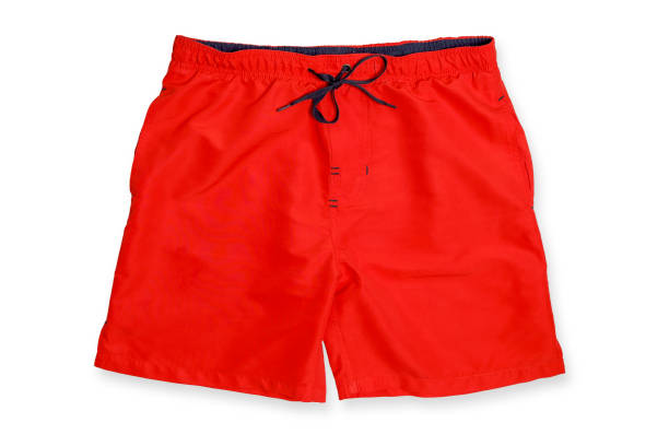 troncs de bain rouges - swimming trunks shorts swimming shorts clothing photos et images de collection