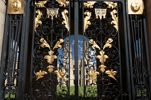 Gate to Codrington Library, Oxford, Oxfordshire, England, United Kingdom