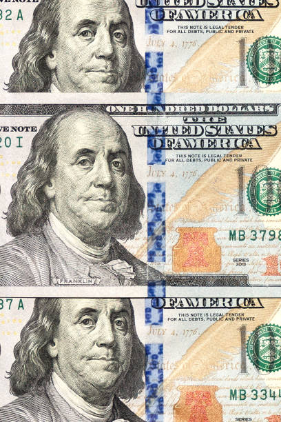 istock Close-up of a hundred dollar bill. 1253094738