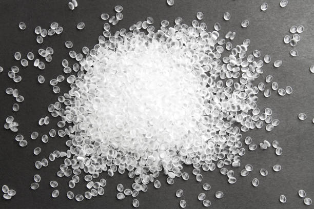 istock HDPE. Transparent Polyethylene granules.IDPE. Plastic pellets. Plastic Raw material .High Density Polyethylene 1253097931