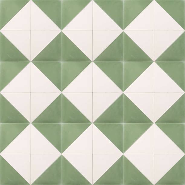 スイデグリーンのシームレスな菱形ダイヤモンドの床と壁タイルのテクスチャ - diamond shaped ストックフォトと画像