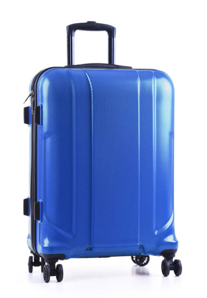 istock Travel suitcase isolated on white background 1253116556