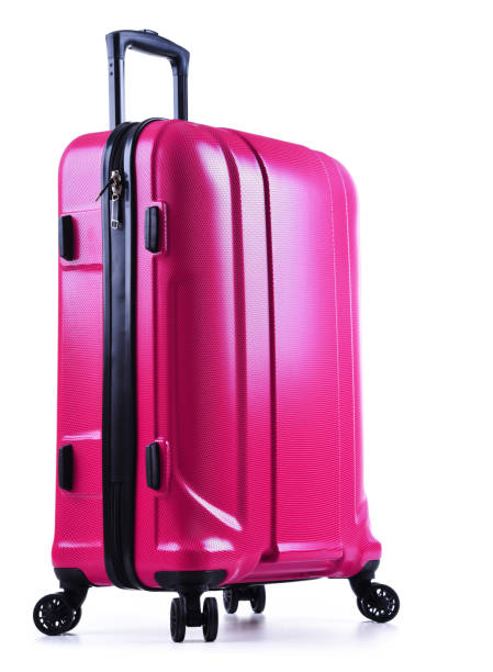 istock Travel suitcase isolated on white background 1253116565