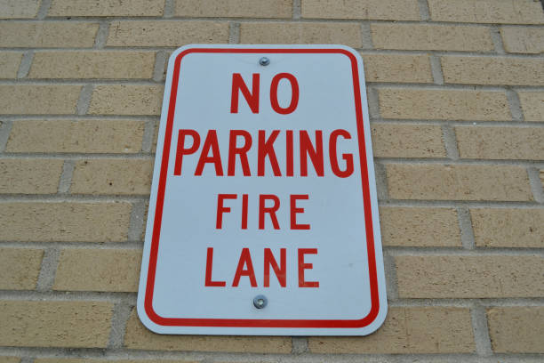 istock No Parking Fire Lane Signage 1253118519