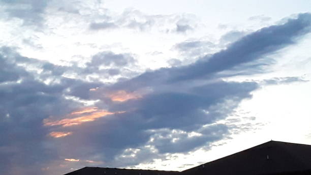 istock Late afternoon sky, before the storm. 1253129371