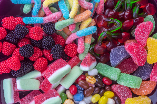 фэнтези-киди - gelatin dessert multi colored vibrant color celebration стоковые фото и изображения