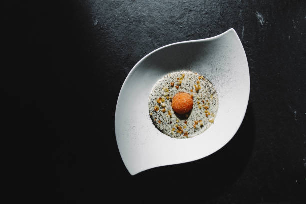 istock Cream soup with yolk 1253133106