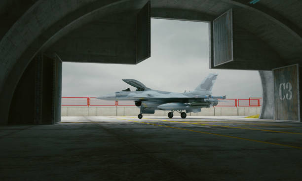 istock F 16 , american military fighter plane. 3d render 1253138036