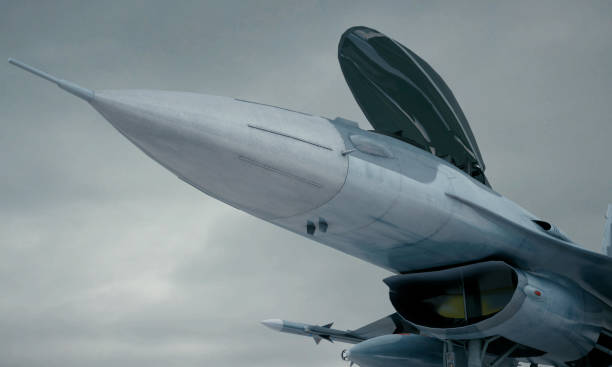 istock F 16 , american military fighter plane. 3d render 1253138091