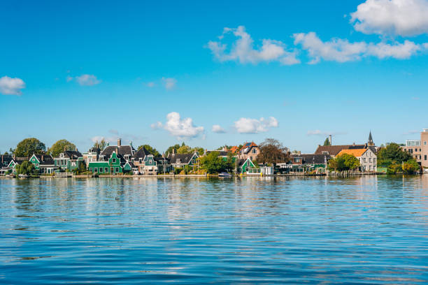 istock Colorful houses in Zaanse Schans Netherlands 1253139497