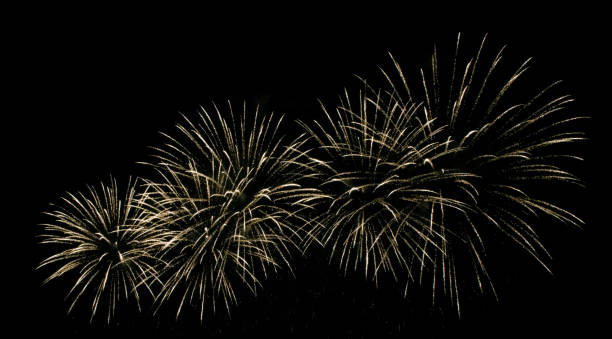 istock Bright, Beautiful Fireworks Display in the Night Sky 1253165668