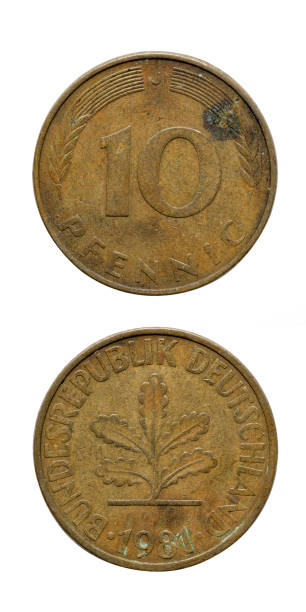 istock Coin 10 pfenning 1253181993
