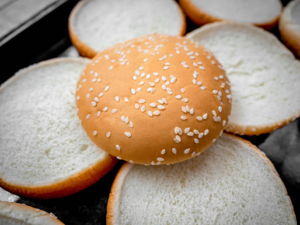 istock Tasty homemade burger ready to eat. 1253183214