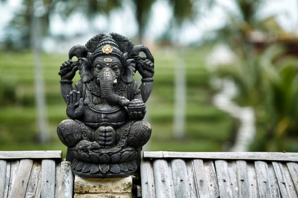 istock Stone Ganesha statue in Bali 1253183419