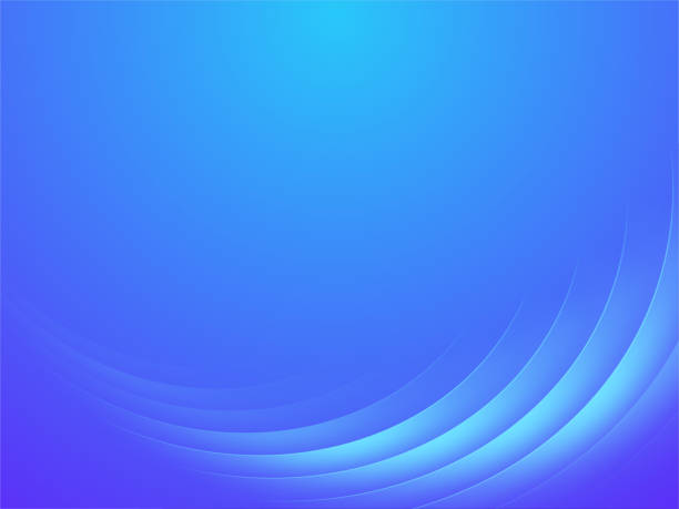 Abstract Blue Color Background With Shiny Wave Vector Illustration Stock  Illustration - Download Image Now - iStock