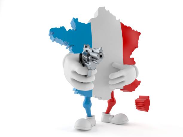 istock France character aiming a gun 1253186754