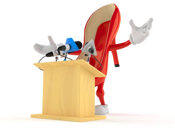 istock High heels character gives a presentation 1253186786