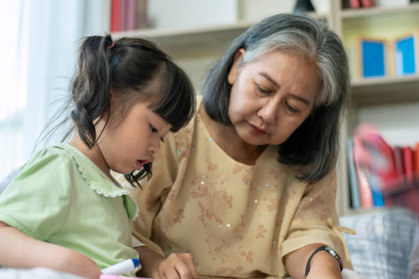 istock A Grandmother Teaching her Granddaughter 1253189459
