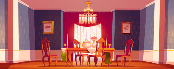 239 Royal Dining Illustrations & Clip Art - iStock | Royal dining table,  Royal dining room