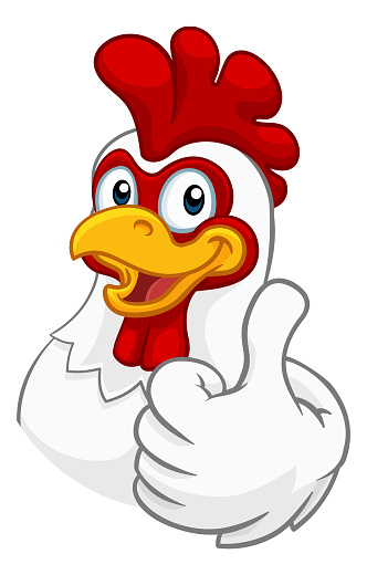 Chicken Cartoon Rooster Cockerel Character Stock Illustration - Download  Image Now - Chicken - Bird, Chicken Meat, Fried Chicken - iStock