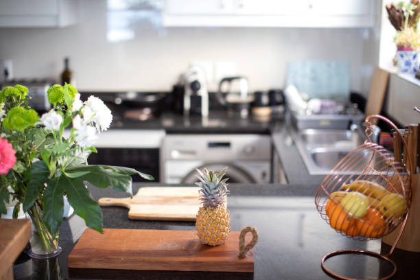 A kitchen with no people.