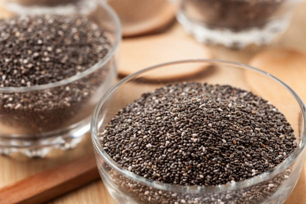 istock Chia seed with sunflower seed and pumpkin seed 1253211492