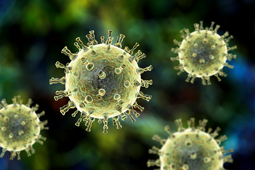 Medical illustration of Monkeypox virus - 3D illustration